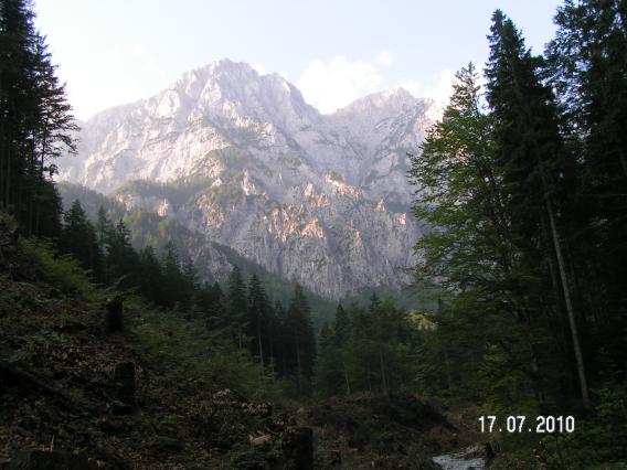 pogled na severno steno Kladiva