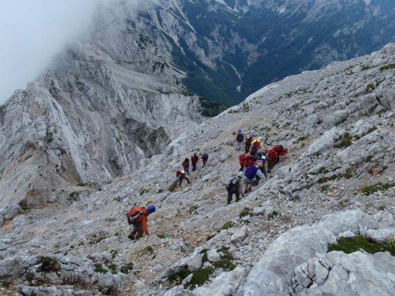 sestop proti Kocbekovemu domu na Korošici