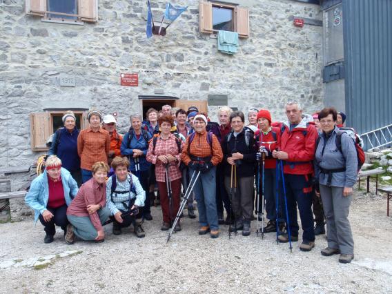 pred jutranjim vzponom na Lučkega Dedca pa še ena skupinska