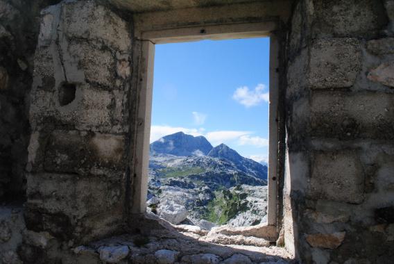 pogled na prehojeno pot