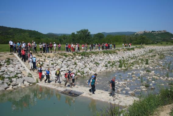 čez urejeno strugo največje istrske reke Mirne