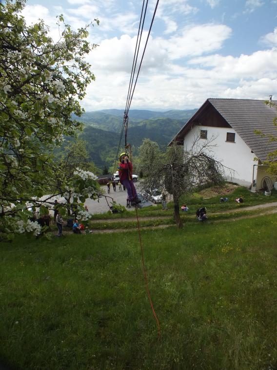 za nekaj adrenalina so poskrbeli gorski reševalci