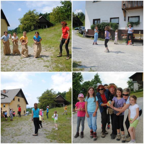 kraljica cukrčkov, baloni, skakanje v vrečah in s kolebnico ter še ostale aktivnosti so potekale v sklopu družabnih  iger