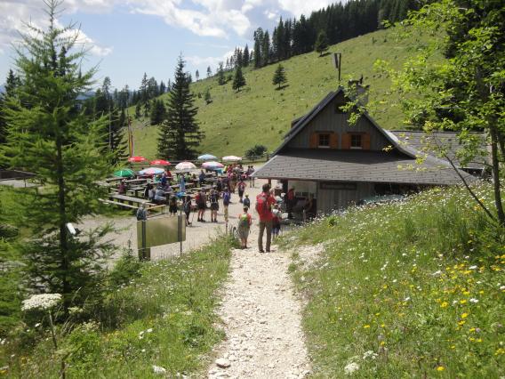  zaslužen počitek pri Eisenkappler Hütte