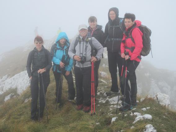 skupinska slika na vrhu Jerebice