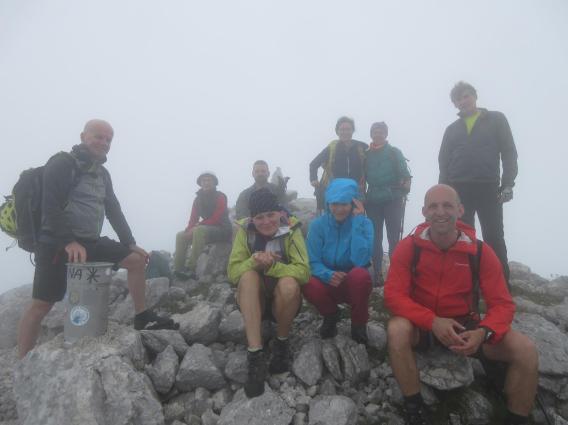 Na vrhu Tolminskega Kuka